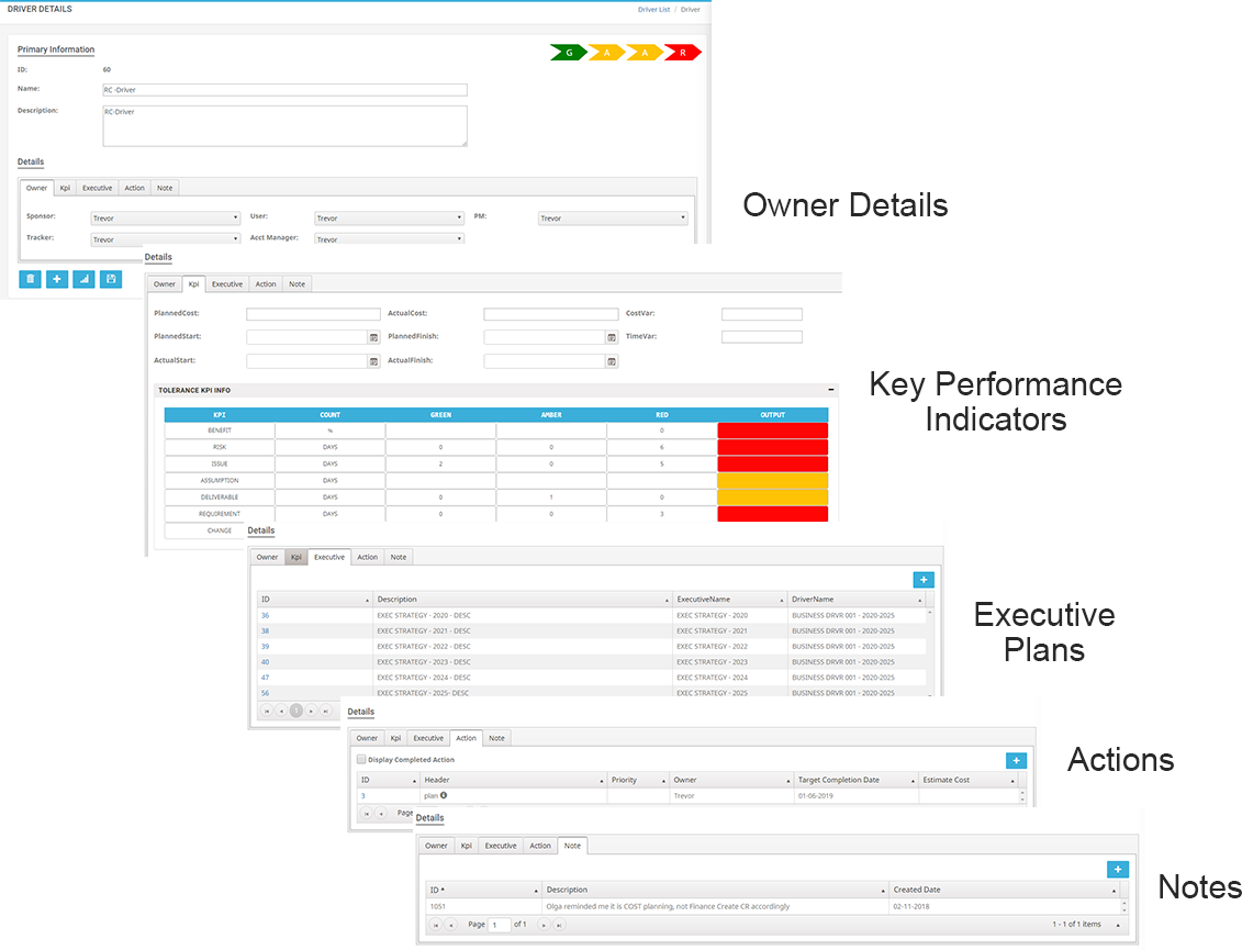 risk Issue change deliverable